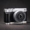 Iborrys L-Shaped Camera Handle Compatible with FUJIFILM Fuji X-E5 XE5 Camera Aerospace Aluminum Alloy Camera Grip | Original Retro Anti-Slip Texture (Aluminum Alloy Black+Silver) view 3
