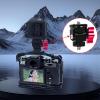 Adjustable Monitors Mount Swivels and Tilt Adjustable 1/4inch Cold Shoe for Action Camera DSLR Monitors Light Bracket DSLR Camera Bracket view 2