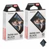 Fujifilm INSTAX MINI Black Instant Film (20 Exposures) Bundle with Microfiber Cleaning Cloth view 1