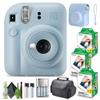 FUJIFILM INSTAX MINI 12 Film Camera Pastel Blue Bundle with Instant Film- 60 Photo Sheets with Camera Case and Accessories Ideal Gift for Kids, Teenage Girl & Adults view 1