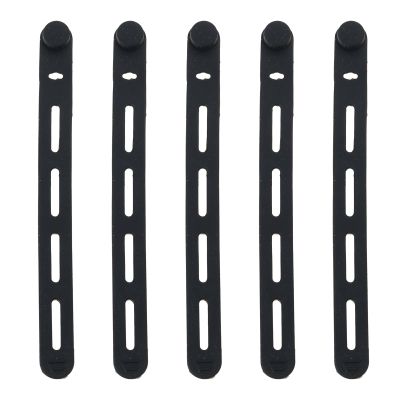 5Pcs Cable Organizers Ties Clip Charging Cord Management Silicone Wire Manager Earphone Holder Data Line Winder Flexible Wire Management