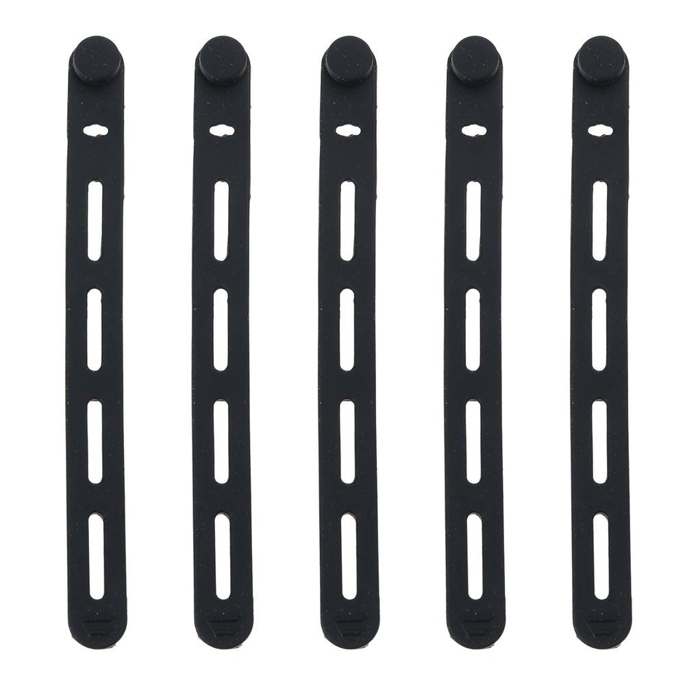 5Pcs Cable Organizers Ties Clip Charging Cord Management Silicone Wire Manager Earphone Holder Data Line Winder Flexible Wire Management