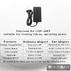 12V 2A AC DC Power Adapter 3.5mm x 1.35 mm Plug Charger, 5.5mm x 2.5mm Barrel Connector, Power Supply Charging Cord 6.6 ft view 2