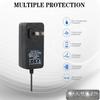 12V 2A AC DC Power Adapter 3.5mm x 1.35 mm Plug Charger, 5.5mm x 2.5mm Barrel Connector, Power Supply Charging Cord 6.6 ft view 3