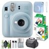 FUJIFILM INSTAX MINI 12 Film Camera Pastel Blue Bundle with Instant Film- 40 Photo Sheets with Camera Case and Accessories Ideal Gift for Kids, Teenage Girl & Adults view 1