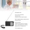 Zunate Portable AM FM Radio, Rechargeable Portable Transistor Pocket Radio with Headphone Jack, Compact Handheld Radio with Strong Signal Reception and Clear Sound for Study, Work (Silver) view 3