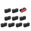 10Pcs Cable Clip Holder Multipurpose Management Organizers Set with Adhesive Base for Desk Desk Cable Management view 1