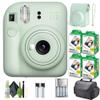 FUJIFILM INSTAX MINI 12 Film Camera Mint Green Bundle with Instant Film- 80 Photo Sheets with Camera Case and Accessories Ideal Gift for Kids, Teenage Girl & Adults view 1