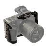 FX2 Camera Cage Compatible for Sony FX2 Digital Cinema Camera Accessory with NATO Slider Buit-in Arca Bottom Plate Two Point Locking Cold Shoe Multiple 1/4" 3/8" Threaded Holes for Quick Switch view 1