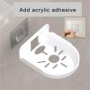 Adhesive Wall Mount Surveillances Camera Stand Household Shelf Security Cameras Bracket Holder for Home Shelf view 4