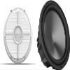 Wet Sounds REVO 10 HP S4 V3 Subwoofer with White XW-W Grille V3 view 1