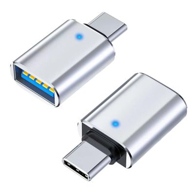 2pcs USB C to Adapter Converter Compatible for Type Smartphones Seamlessly Connection with Various Devices to Adapter