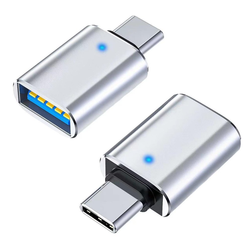 2pcs USB C to Adapter Converter Compatible for Type Smartphones Seamlessly Connection with Various Devices to Adapter