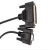 MICRO CONNECTORS 6 Feet at Modem Serial (DB9 Female to DB25 Male) Cable Black (5-Pack) (M02-116-5P) view 4