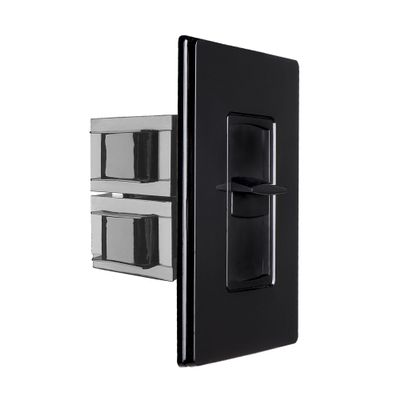 OSD 100W Sleek, Modern, Minimalist Design in Wall Volume Control, Slider Black Impedance Matching SLS100