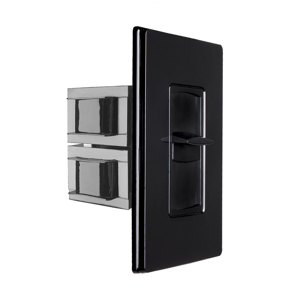 OSD 100W Sleek, Modern, Minimalist Design in Wall Volume Control, Slider Black Impedance Matching SLS100