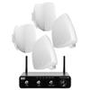 Nero Stream WRA 100W Outdoor Wi-Fi Wireless BT Amplifier with 2 Pairs AP525 White 5.25 Patio Speakers, Weather-Resistant Stereo Sound System for Crisp & Powerful Audio view 1