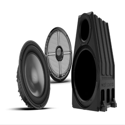 Wet Sounds REVO 12 HP S4 V3 Subwoofer with XW-B Grille V3 and PORTED-12-ENC Enclosure