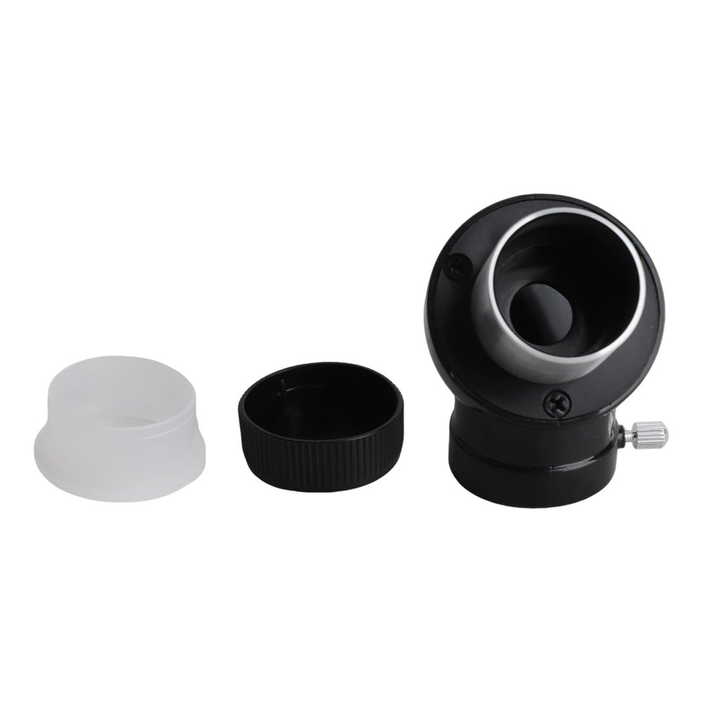 1.25inch 45 Degree Diagonal Prism Round Angle, 1.25inch Diagonal rror, Optical Glass Lens with Dust Covers, 45 Degree Diagonal rror Prism for Astronomical and Terrestrial