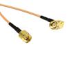 1PC RP SMA Male to Reverse Plug Right Angle Pigtail Cable RG316 RG174 15cm/30cm/50cm/100cm for W/i/Fi Wireless Modem(RG174,500cm) view 2