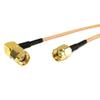 1PC RP SMA Male to Reverse Plug Right Angle Pigtail Cable RG316 RG174 15cm/30cm/50cm/100cm for W/i/Fi Wireless Modem(RG174,500cm) view 3