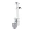 Hamwesh Antenna Pole Mount Bracket Stainless Steel Anti Vibration Mounting Kit for V2 Rectangular Dish with Adjustable End Angle for Wall Roof Installation view 4