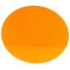 Hamwesh Acrylic Mat Slipmat, Precision Machined Anti-Static with 12 Inch Swivel Platforms for 33 1/3RPM 45 RPM Records (Transparent Orange) view 2