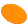 Hamwesh Acrylic Mat Slipmat, Precision Machined Anti-Static with 12 Inch Swivel Platforms for 33 1/3RPM 45 RPM Records (Transparent Orange) view 4