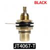10 Pcs Brass Gold Plated RCA Plug & Jack Set - Premium Audio Signal Connectors for Preamp, DIY, Home Theater (Black x10Pcs) view 2