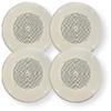 S86T725PG8WVK Pack of 4 Off White Grille 8 Inch Ceiling Speakers, Transformer Included, Volume Control Knob view 1
