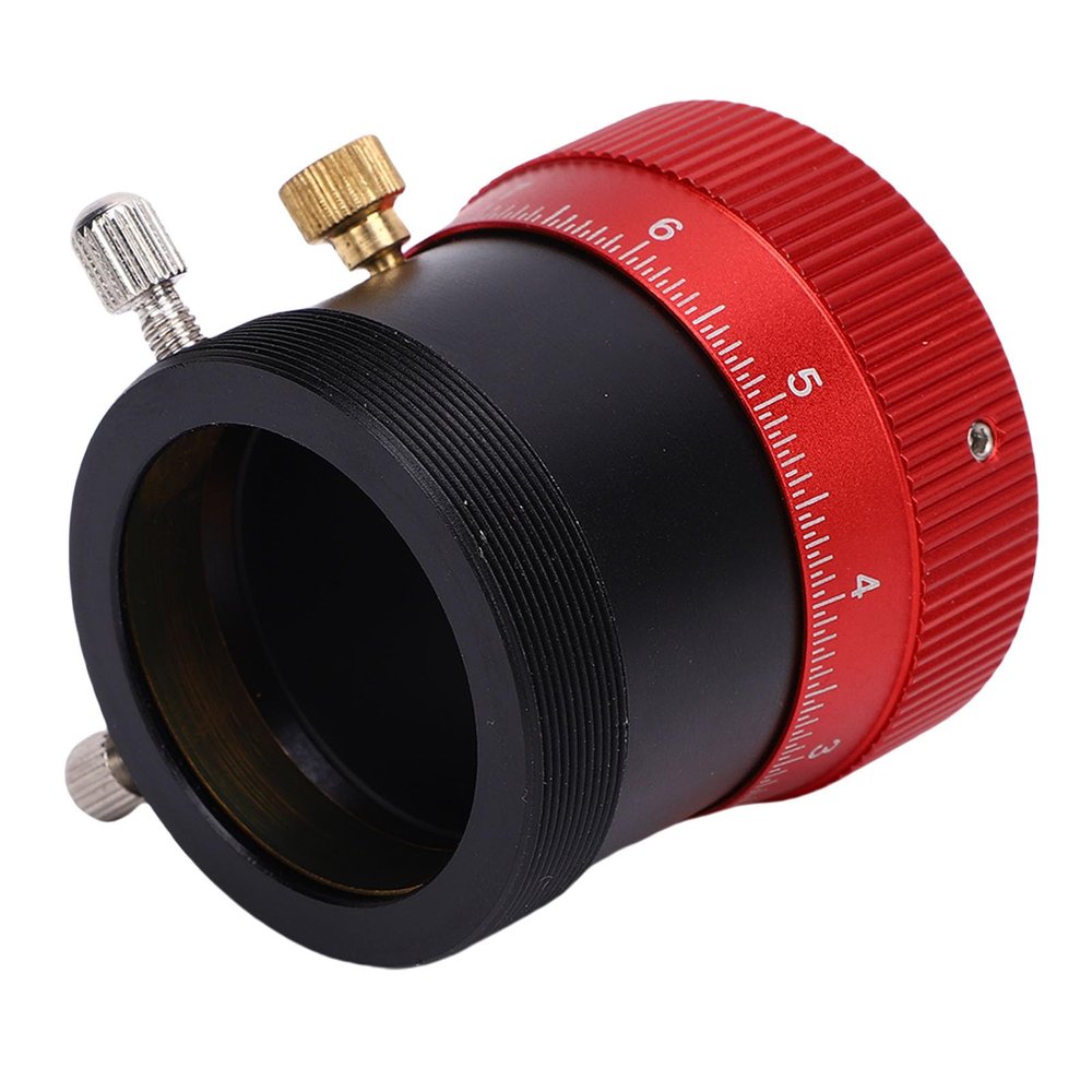 Pongnas Telescope Helical Focuser High Accuracy 10mm Focusing Stroke Double Helical Focuser Aluminum Alloy for Astronomical Use