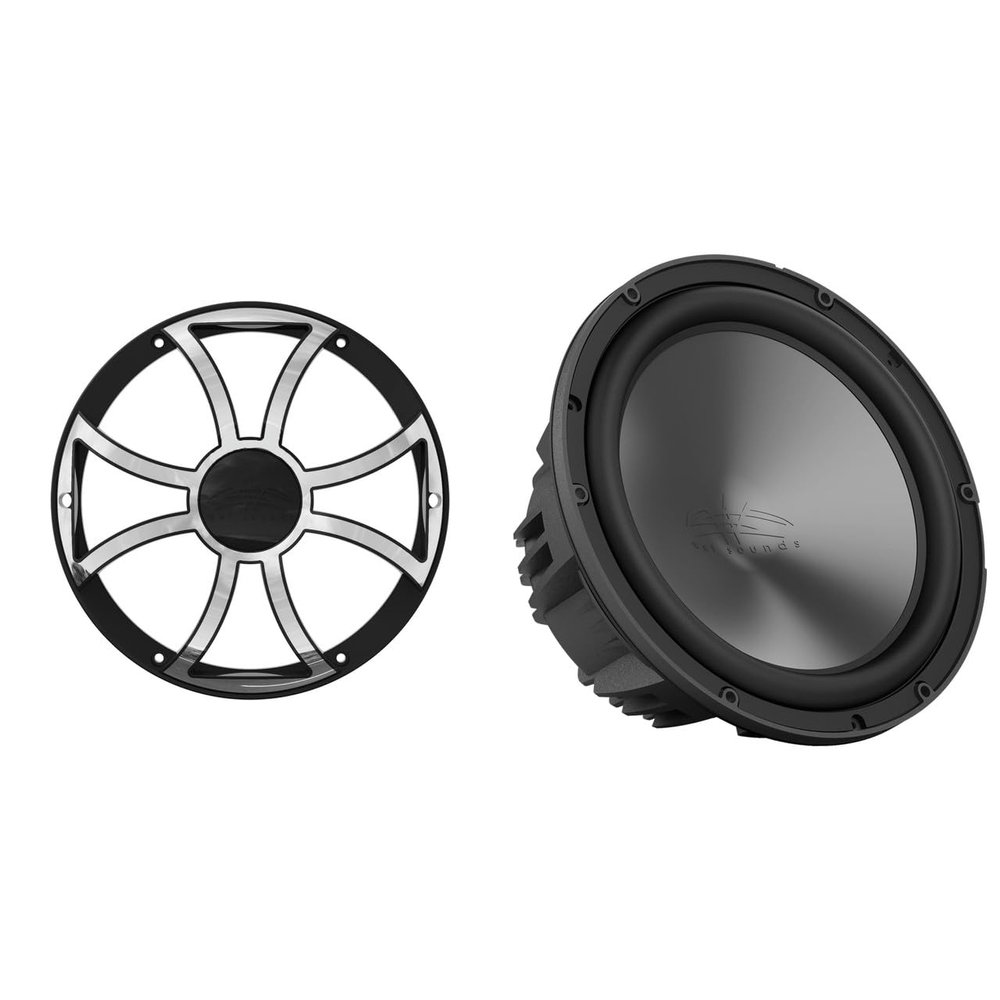 Wet Sounds REVO 10 HP S4 V3 Subwoofer with XS-B-SS Grille V3