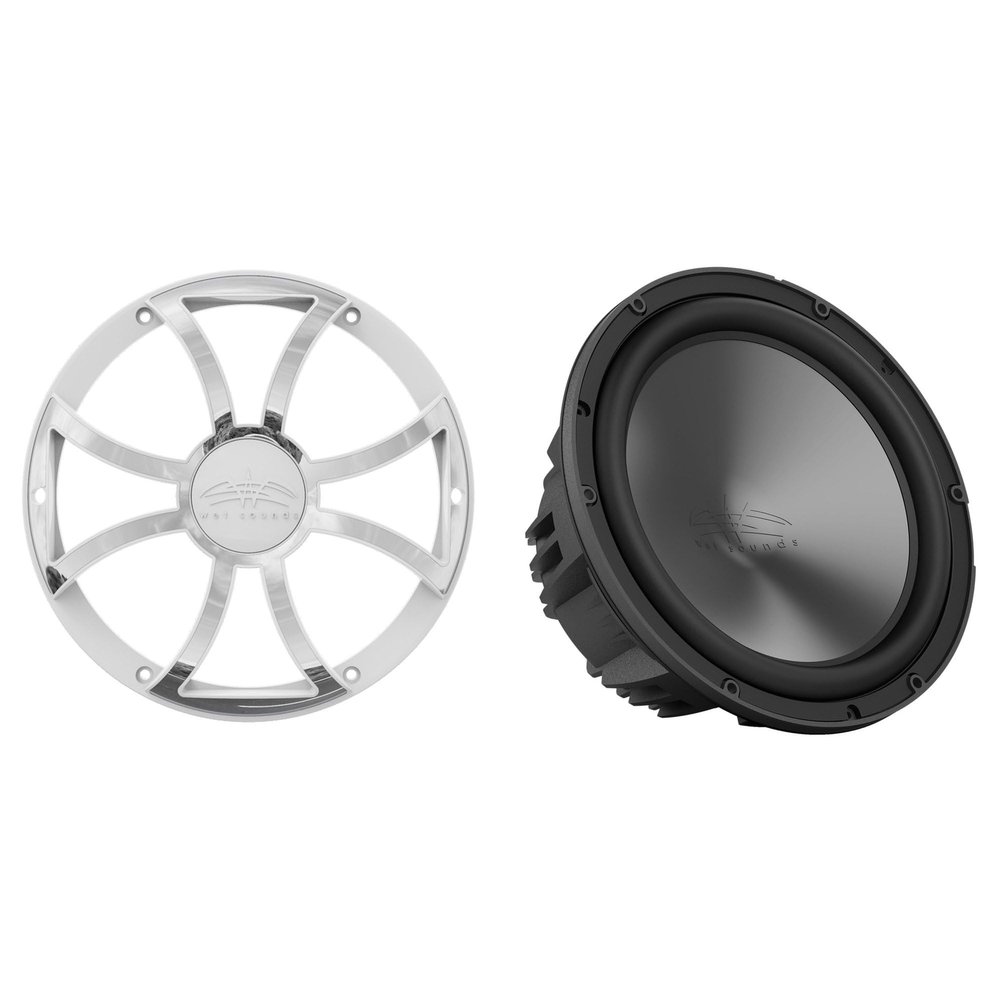 Wet Sounds REVO 10 FA S4 V3 Subwoofer with XS-W-SS Grille V3