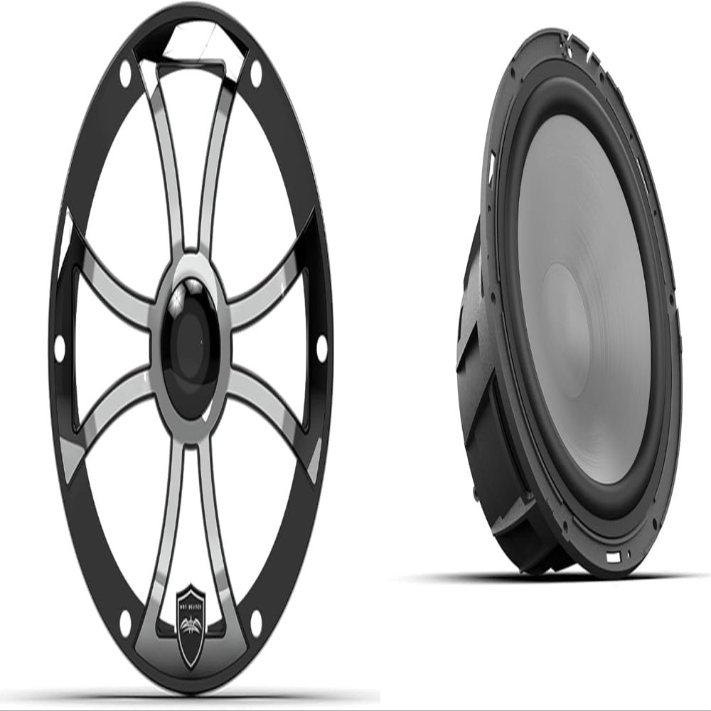 Wet Sounds REVO 8 FA S4 V3 Subwoofer with XS-B-SS Grille V3