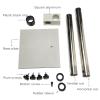 Professional Jewelry Microscope, Multi-Directional Micro Inlaid Magnifier with Flexible Arm and Eye Mirror WF10*/20, 7X-45X Magnification and Clear Field, for Photography, Gemology view 3