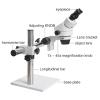 Professional Jewelry Microscope, Multi-Directional Micro Inlaid Magnifier with Flexible Arm and Eye Mirror WF10*/20, 7X-45X Magnification and Clear Field, for Photography, Gemology view 4