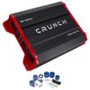 Audiosavings Car Audio Bundle with Crunch GP-1000.4 1000W 4-Channel Amplifier Class A/B, Built-in Crossover, Rockville RWK82 8 Gauge 4-Channel Wiring Kit with (2) RCA Cables (2 Items) view 1