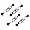 Pack of 4 Aluminum Alloy 6 Inch Dual Ball Arms for Underwater Photography Light Connection Mounting Bracket view 1