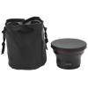 55mm 0.43X Wide Angle Lens with Macro Detachable, Optical Glass, Aluminum Alloy - High Light Transmittance, Clear Imaging, Compatible with 55mm Thread Diameter Cameras view 1
