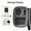 FlySimple Portable Mini Case for Insta 360 GO Ultra, Carrying Bag Action Camera Travel Case Standard Bundle Protective Box with Wrist Strap Carabiner for Insta360 GO Ultra Accessories view 2
