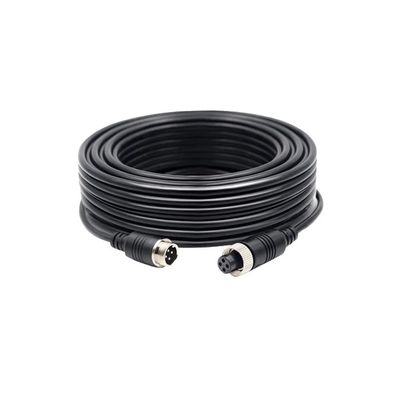 4-Pin Head Extension for Vehicle Camera Monitor Compatible with Double Shielded Audio Transmission Wire(15M)