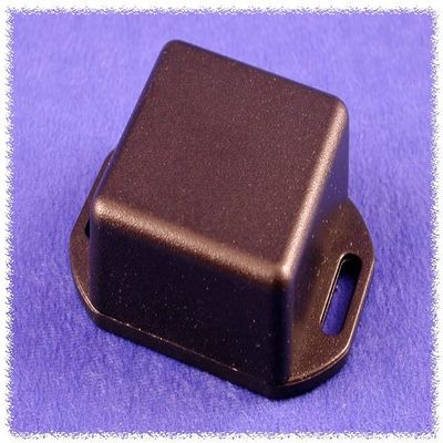 Hammond Manufacturing, 1551JFLBK, Black Plastic Enclosure with flanged lid (10 Item/s)
