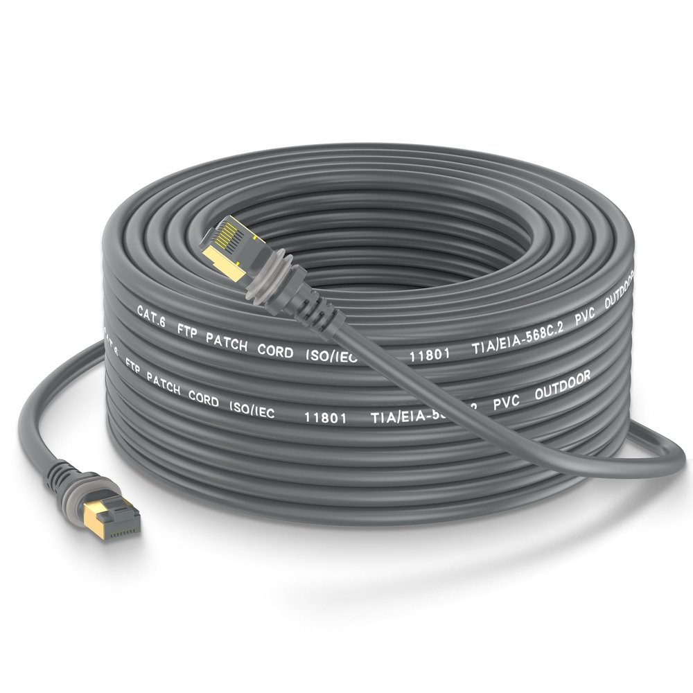 LEKVKM Starlink Gen 3 Cable 300 ft, Waterproof Replacement Cable for Starlink Rectangular Satellite Maximum Length for Long-Distance Installations
