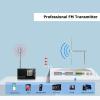 200W FM Broadcast Transmitter + Antenna+Cable, Long Range 200watt FM Radio Broadcast Transmitter Kit for Church and Radio Station view 3