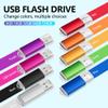 16GB 100Pcs Custom Personalized USB 2.0 Flash Drive, Bulk Customize Promotional Thumb Drives with LED Indicator for School/Company Events view 2