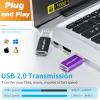 16GB 100Pcs Custom Personalized USB 2.0 Flash Drive, Bulk Customize Promotional Thumb Drives with LED Indicator for School/Company Events view 3