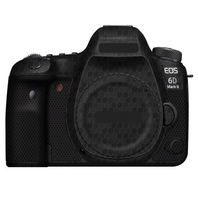 6DII Camera Cover Skin Sticker for Canon EOS 6D Mark II Anti-Scratch Protector Film Skin Protective Decoration and Wear Resistance(Honeycomb Black)
