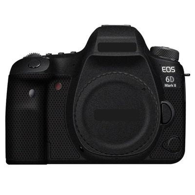 6DII Camera Cover Skin Sticker for Canon EOS 6D Mark II Anti-Scratch Protector Film Skin Protective Decoration and Wear Resistance(Frosted Black)