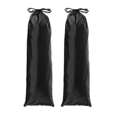 YELARXI Tripod Case Bag, Nylon Tripod Storage Bag, Long Foldable Monopod Compact Carrying Organizer Pouch- Fitting for (Monopod/Light Stand/Umbrella/Travel) 24 x 6 In & 2 Pack & Black