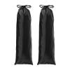 YELARXI Tripod Case Bag, Nylon Tripod Storage Bag, Long Foldable Monopod Compact Carrying Organizer Pouch- Fitting for (Monopod/Light Stand/Umbrella/Travel) 24 x 6 In & 2 Pack & Black view 1